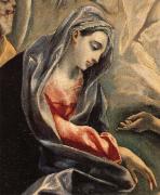 Details of The Burial of Count Orgaz El Greco